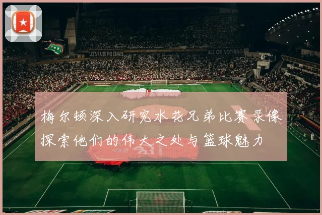 梅尔顿深入研究水花兄弟比赛录像探索他们的伟大之处与篮球魅力
